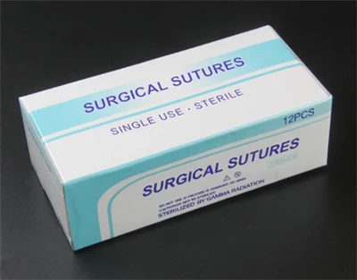Fil de sutura de seda quirúrgica no absorbible