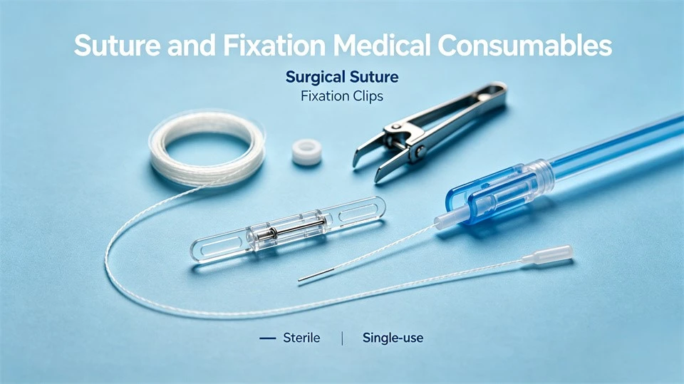 Suture fixation medical consumables Suture fixation medical consumables